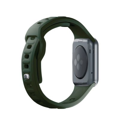 6. 3mk Silikon- Watch für Apple Watch 42 / 44 / 45 / 49 mm – Grün