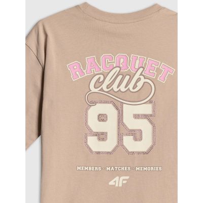 8. Oversized T-Shirt mit Aufdruck für Mädchen 4F 4FJRAW26TTSHF4242-83S