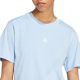5. adidas Essentials Damen-T-Shirt mit kleinem Logo, Hellblau, JY4962