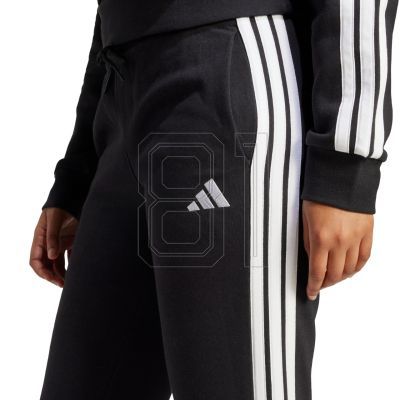 5. adidas Essentials 3-Streifen Fleece Slim W Hose JX2543