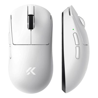 MCHOSE A7 v2 Pro Gaming-Maus, beidhändig bedienbar, kabellos (RF) + Bluetooth + USB Typ-C, optisch, 26.000 DPI