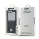 8. DKNY Leder-Metall-Stack-Logo-Hülle für Samsung Galaxy Z Flip 6 – Schwarz