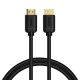 Baseus-Kabel HDMI 2.0-Kabel 4K 60 Hz 3D HDR 18 Gbps 1 m schwarz (CAKGQ-A01)