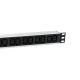 3. Equip 333318 PDU 12-fach Stromverteilereinheit 1HE Schwarz, Silber