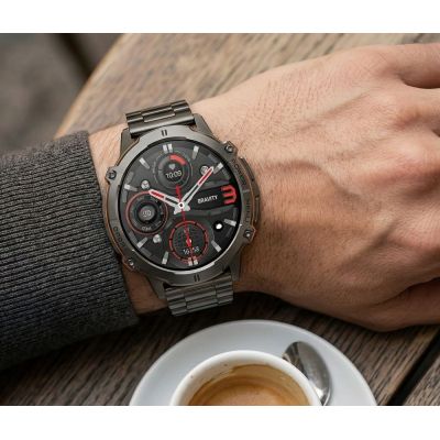 18. Smartwatch Gravity Schwarzes Armband + Armband GT42-2