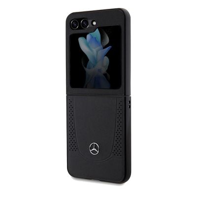 6. Mercedes Urban Lederhülle für Samsung Galaxy Z Flip 5 – Schwarz