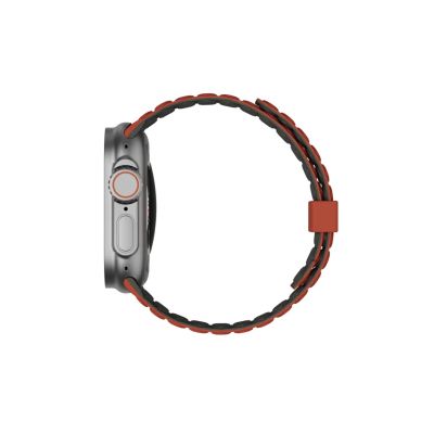 10. UAG Pathfinder - Silikon-Doppelseiten-Magnetarmband für Apple Watch Serie: 1-3, 42 mm / Serie 4-6 & SE 1-2, 44 mm / Serie 7-9, 45 mm / Serie 10, 46 mm / Ultra 1-2, 49 mm (oliv/rost)