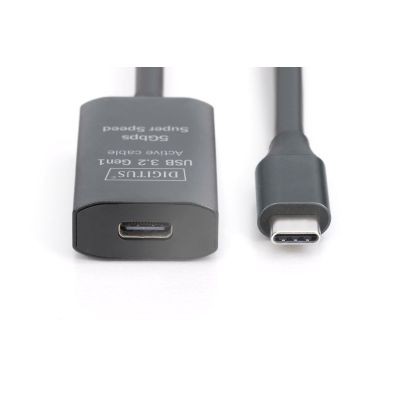 2. Digitus Aktives USB 3.2 Gen1 5G Verlängerungskabel, USB-C - USB-C, 10 m