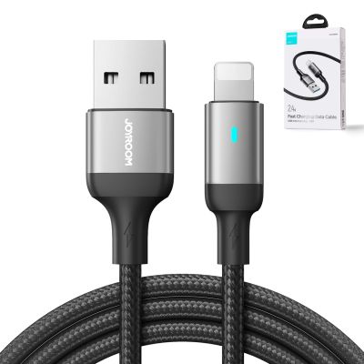 4. Joyroom Extraordinary Series A10 USB-A / Lightning 2,4A-Kabel 1,2 m – Schwarz