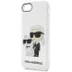 3. Karl Lagerfeld KLHCI8HNKCTGT iPhone 7/8/ SE 2020 / SE 2022 transparente Hartschale Gliter Karl&Choupette