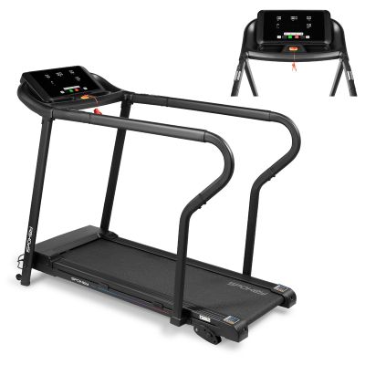 Spokey MOVI elektrisches Laufband mit Handläufen