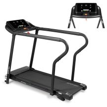 Spokey MOVI elektrisches Laufband mit Handläufen