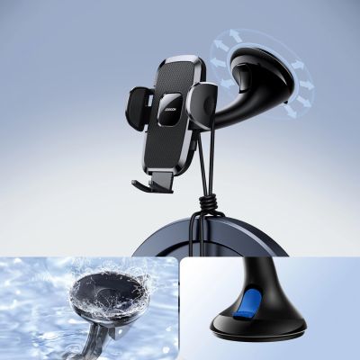 8. Joyroom JR-ZS259 mechanische Autohalterung universal für Telefon am Cockpit/Fenster – Schwarz