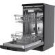 3. Freistehender Geschirrspüler MPM-45-ZMF-02, schwarz, 45 cm, automatische Öffnung, Aqua Stop