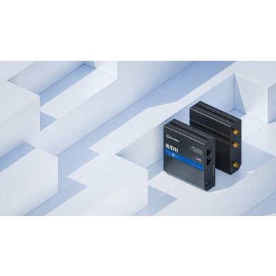 8. Teltonika RUT241 eSIM 4G LTE Cat 4 Industrierouter, 2x RJ45 100Mb/s
