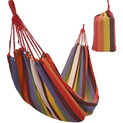 Gartenhängematte für 1 Person 200x80cm mit Bezug 1064000