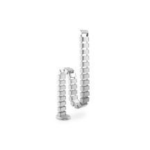 Kabelorganizer (Wirbelsäule), verstellbar, flexibel, 1,3 m, silber