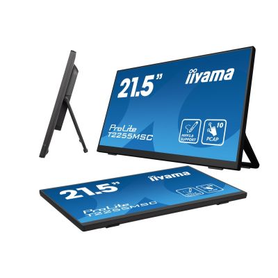 8. iiyama ProLite T2255MSC-B1 Computermonitor 54,6 cm (21,5") 1920 x 1080 px Full HD LCD-Touchscreen Schwarz