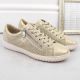 6. Rieker W RKR694 bequeme Lederschuhe, beige