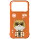 Nimmy Cool&Cute 2.0 Katzenhülle für iPhone 17 Pro Max – Orange