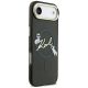 5. Karl Lagerfeld IML Choupettes Karl Script Logo MagSafe iPhone Air Hülle - Schwarz