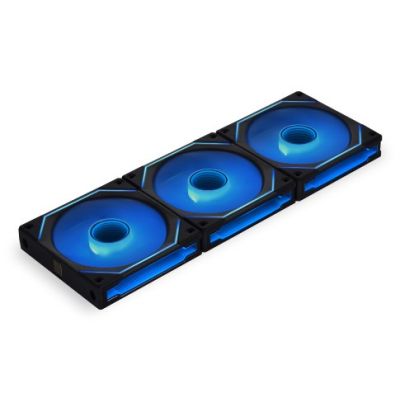 2. Lian Li Uni Fan SL-INF Computergehäuselüfter 12 cm Schwarz 3 Stück.