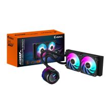 GIGABYTE AORUS WATERFORCE X II 240 All-in-One-Flüssigkeitskühler für Prozessoren, 12 cm, Schwarz