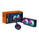 GIGABYTE AORUS WATERFORCE X II 240 All-in-One-Flüssigkeitskühler für Prozessoren, 12 cm, Schwarz