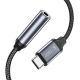 4. Tech-Protect UltraBoost USB-C / 3,5-mm-Miniklinken-Adapter – Schwarz