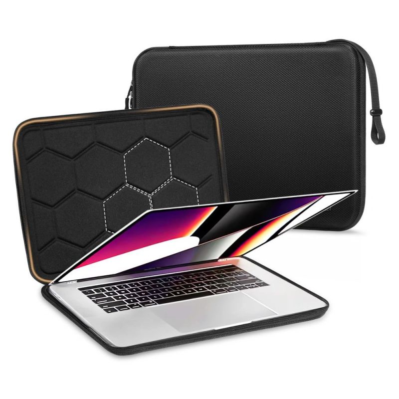 7. Tech-Protect Hartschalen-Laptoptasche 13-14 Zoll – Schwarz
