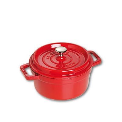 7. Runder Gusseisentopf STAUB Cocotte 22 cm 2,6 l, rot40509-825-0
