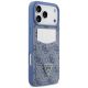 4. Guess 4G nauble Card Triange Hülle für iPhone 18 Pro Max / 17 Pro Max – blau