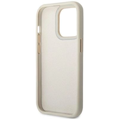 7. Guess Croco Collection iPhone 14 Pro 6.1" Hülle - Silber