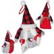 29. Dekorativer Weihnachtsmann mit Geschenktüte, 20 cm, Mädchen