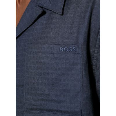 2. BOSS Vida_Shirt BLU Strandhemd (50540154-413)