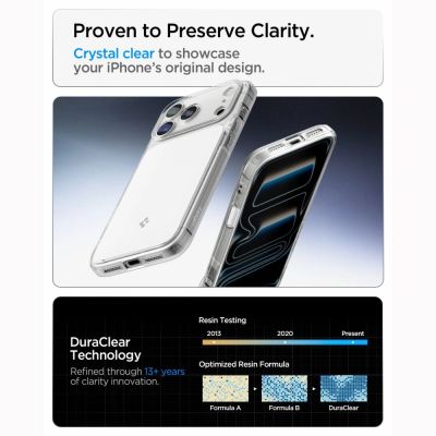 8. Spigen Ultra Hybrid MagSafe Hülle für iPhone 18 Pro / 17 Pro – Weiß
