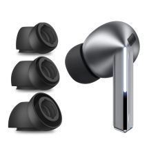 Tech-Protect Ear Tips für Samsung Galaxy Buds 3 Pro in den Größen S / M / L - Schwarz (3 Stk.)
