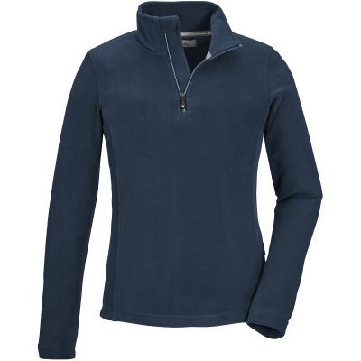 2. Mädchen-Fleece-Pullover mit Stehkragen Killtec KSW 188 blau