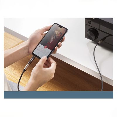 8. Ugreen Adapter 3,5-mm-Audioadapter (männlich) auf 6,35-mm-Miniklinke (weiblich) grau (AV168)