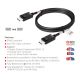 5. CLUB3D CAC-1091 DisplayPort-Kabel 1,2 m Schwarz