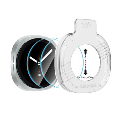 3. Tech-Protect Easy Set+ 2er-Pack Schutzglas für Samsung Galaxy Watch Ultra 44 mm
