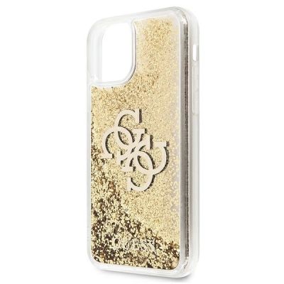 3. Guess 4G Big Liquid Glitter Case für iPhone 11 6.1" / Xr - Gold