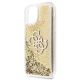 3. Guess 4G Big Liquid Glitter Case für iPhone 11 6.1" / Xr - Gold