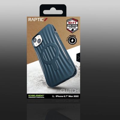 5. Raptic X-Doria Clutch Case iPhone 14 Plus mit MagSafe Backcover blau