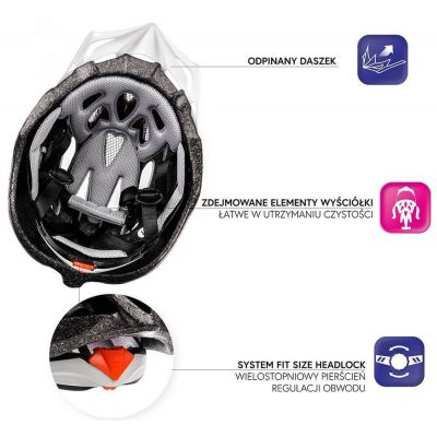 78. Meteor MV29 Drizzle Fahrradhelm 24715-24717