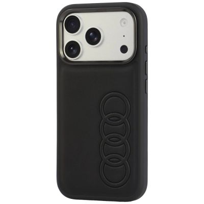 3. Audi TT MagSafe-Hülle aus Kunstleder für iPhone 18 Pro / 17 Pro – Schwarz