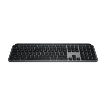 Logitech Master MX Keys S für Mac Tastatur Office RF Wireless + Bluetooth QWERTY American International Aluminium, Weiß