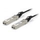 LevelOne DAC-0103 InfiniBand/Glasfaserkabel 3 m SFP+ Schwarz, Edelstahl