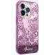 4. Guess Porcelain Collection Hülle für iPhone 14 Pro Max – Fuchsia