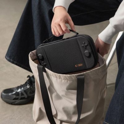 9. Tech-Protect Slim Pouch für Nintendo Switch 2 – Schwarz